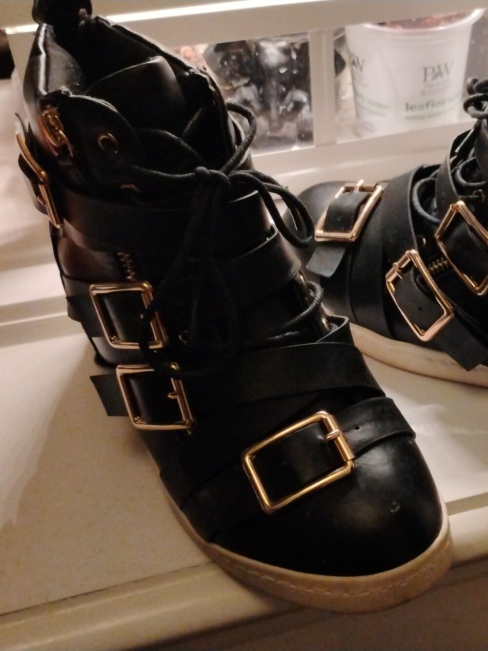 Giuseppe Zanotti inspired wedge boots